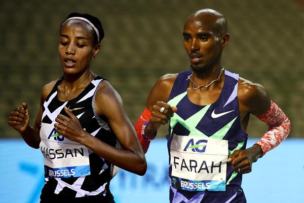 Farah and Hassan set new world records in Diamond League